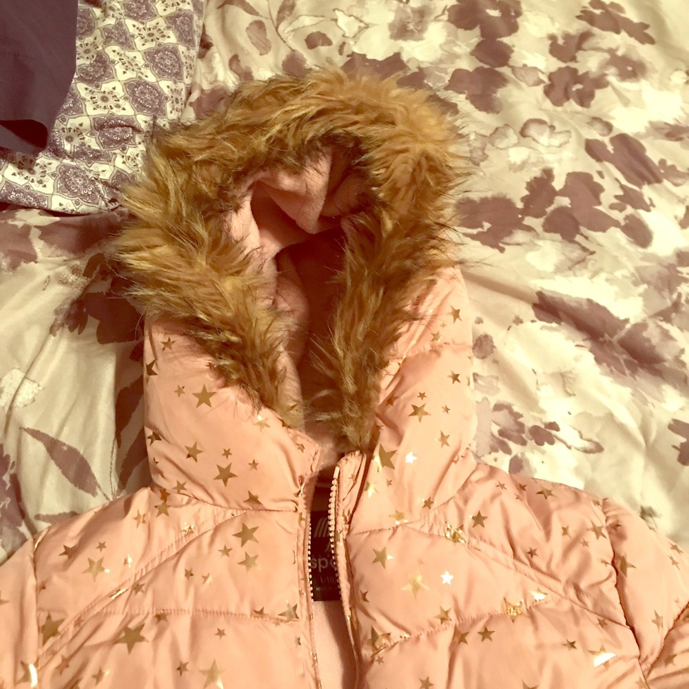 Girls pink coat